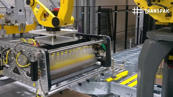 Robot Palletiser shutter head PET